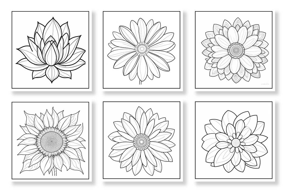 Abstract Flowers Coloring Book, an Arts & Entertainment Photo by Wow Magic (Photo 3 of 3)