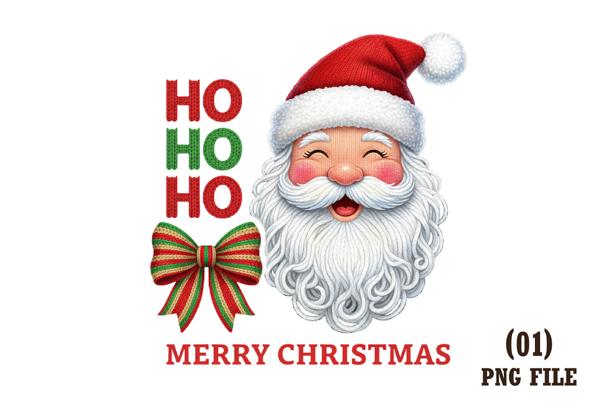 Christmas Santa PNG, an Illustration by DreamArtGraphic (Photo 1 of 6)