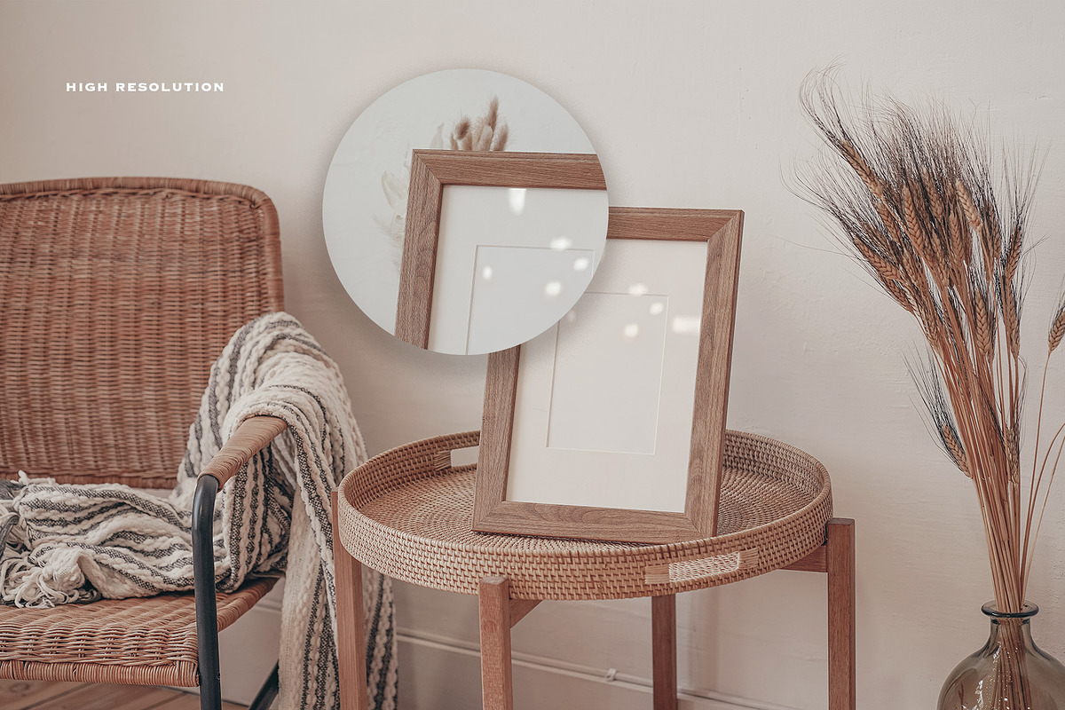Artwork Wooden Frames Mockup, a Books & Magazine Mockup by Artcoast Studio (Photo 6 of 9)