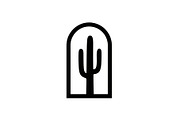 Cactus Arch Silhouette Bundle, an Illustration by Designs_River (Thumbnail 25 of 31)