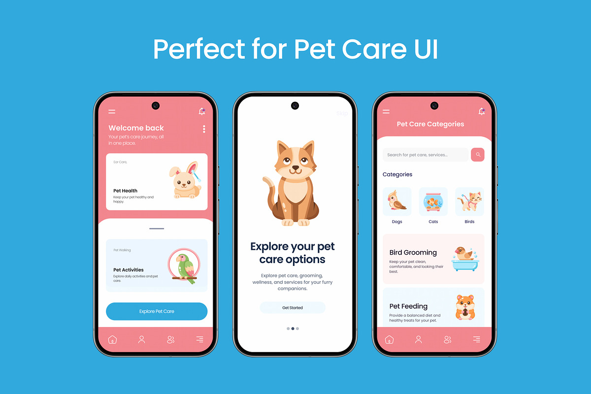 100 Pet Flat Icons, an Emoji Icon by Prosymbols (Photo 4 of 11)