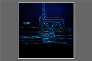 -50% Circuit boards backgrounds set, a Background Graphic by frost_newt (Thumbnail 8 of 11)