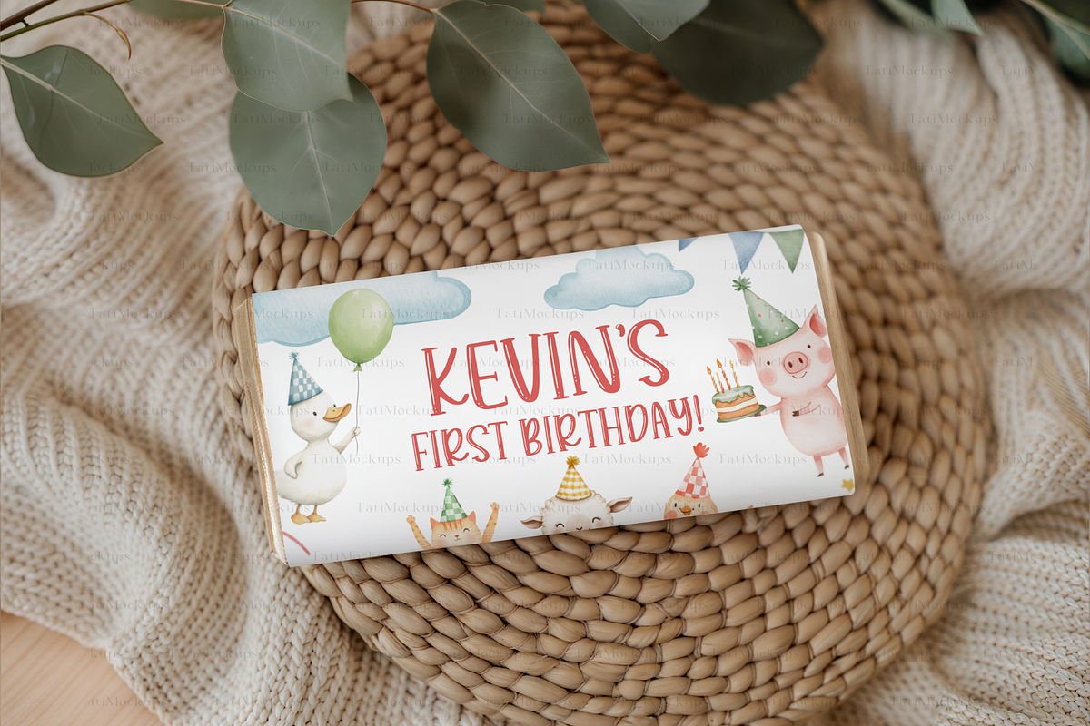 Chocolate Bar Mockup on Woven Basket, a Product Mockup by TatiMockup (Photo 4 of 4)