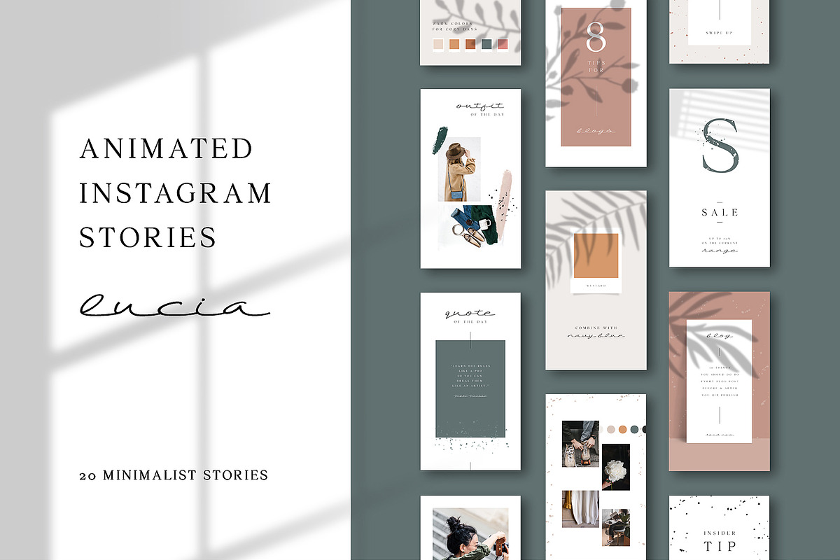 Entire Instagram Templates, a Social Media Template by AgataCreate (Photo 12 of 36)