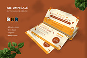 Autumn Sale - Gift Voucher, a Print Template by VUNIRA (Thumbnail 1 of 3)