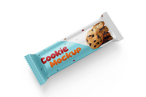 Cookie Biscuit Packaging Mockup