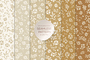 Golden neutral seamless patterns, a Pattern Graphic by Cozy pattern shop (Thumbnail 1 of 3)