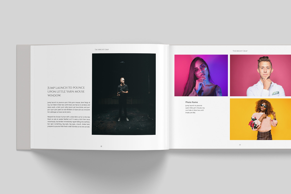 Photo Book / Album or Portfolio, a Brochure Template by TheBrightGrap (Photo 11 of 22)