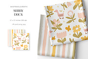 Sunny Duck Pattern Collection, a Pattern Graphic by PROTEA Watercolor Studio (Thumbnail 7 of 8)