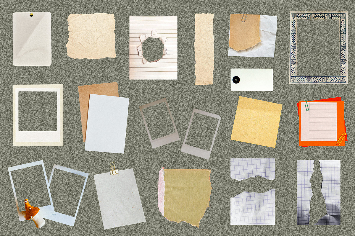 Messy Scrapbook: Spring Collage Kit, an Object Graphic by Anzhelika (Photo 6 of 12)
