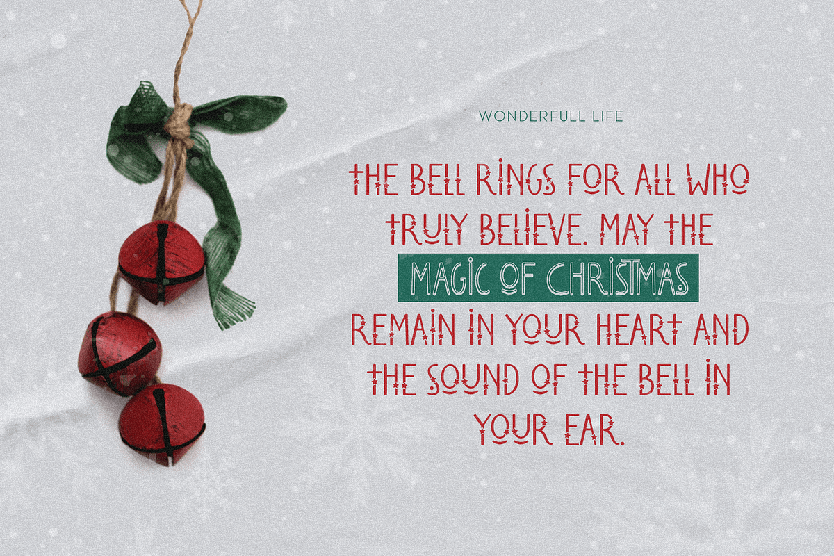Christmas Cove, a Sans Serif Font by FactoryType Studio (Photo 7 of 11)