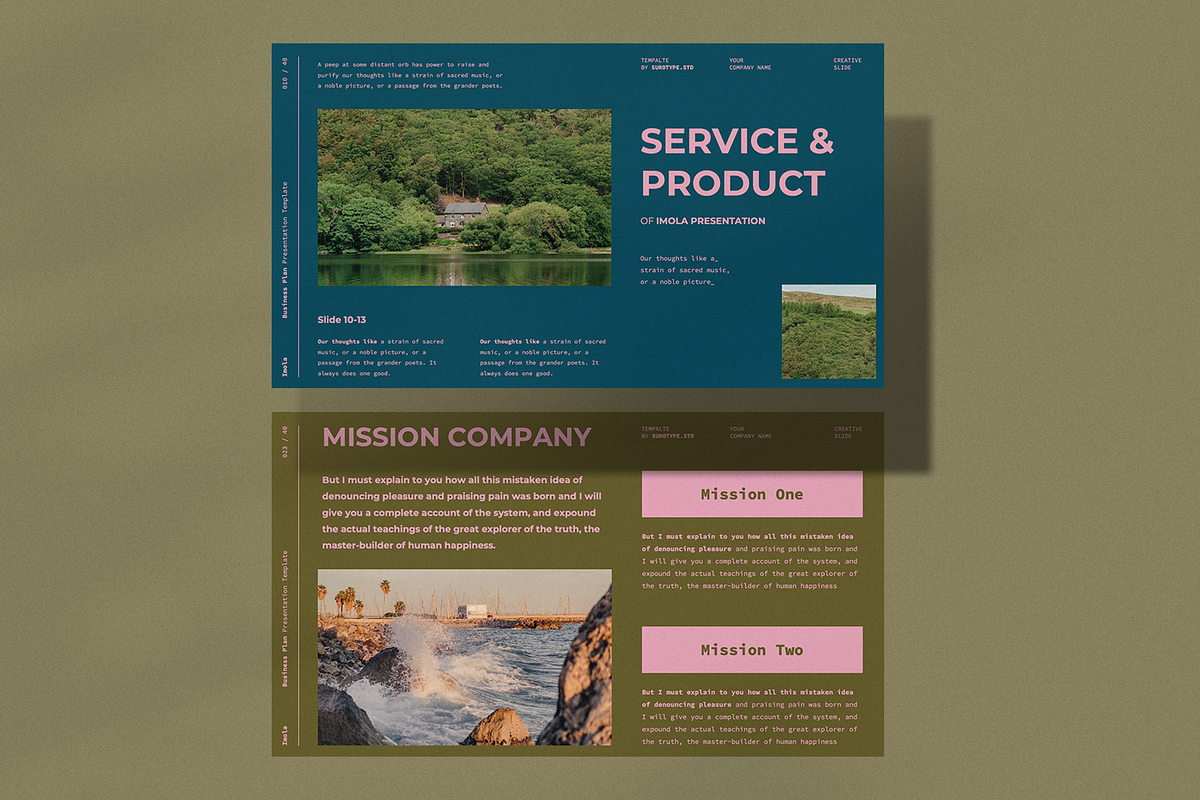 Imola Business Plan - Powerpoint, a Presentation Template by Surotype (Photo 3 of 10)
