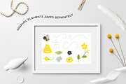 Busy Bees Baby Vector Patterns, a Pattern Graphic by Wild Twig Co (Thumbnail 9 of 9)