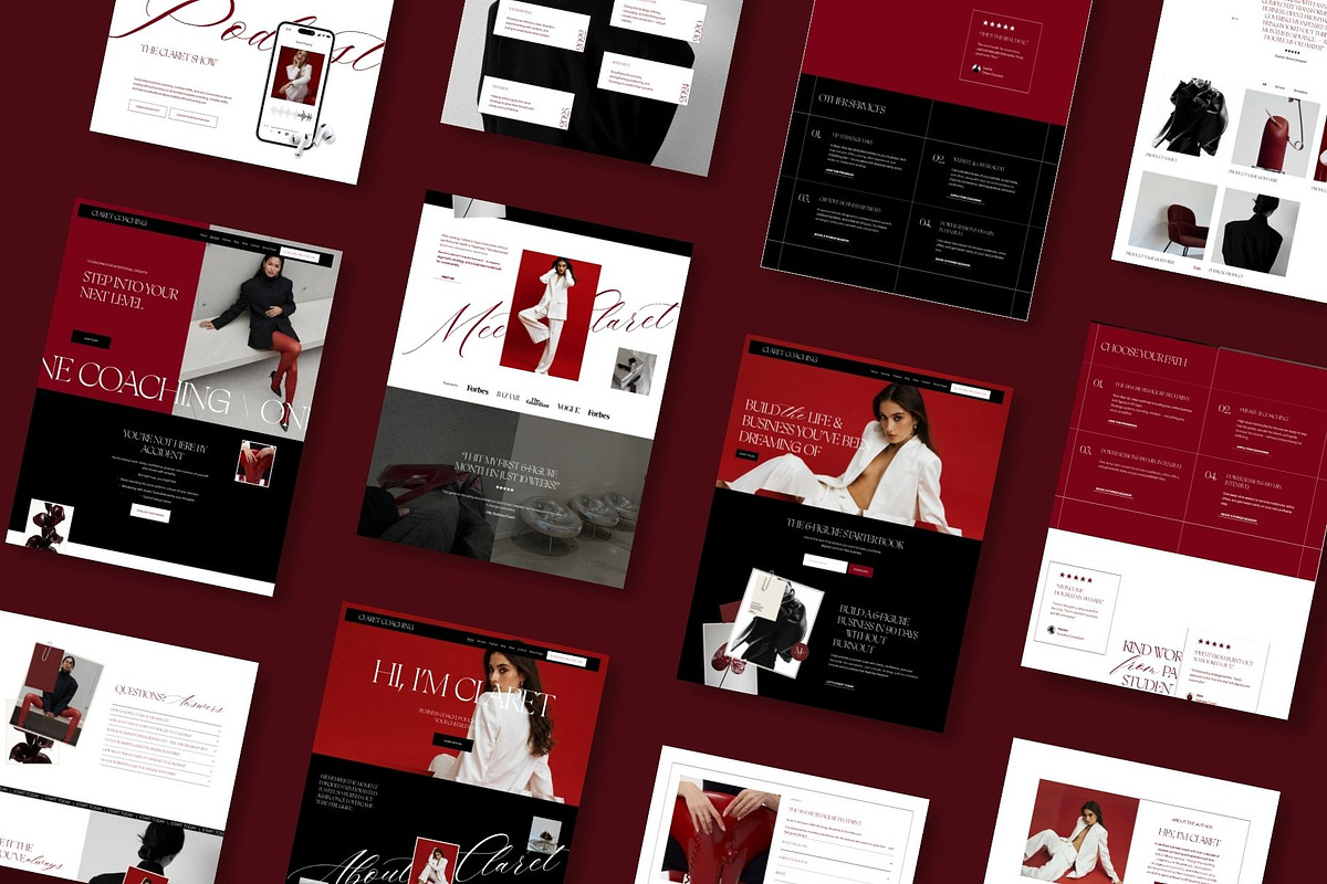 Luxury Squarespace Website Template, a Squarespace Template by Row Creative (Photo 8 of 11)