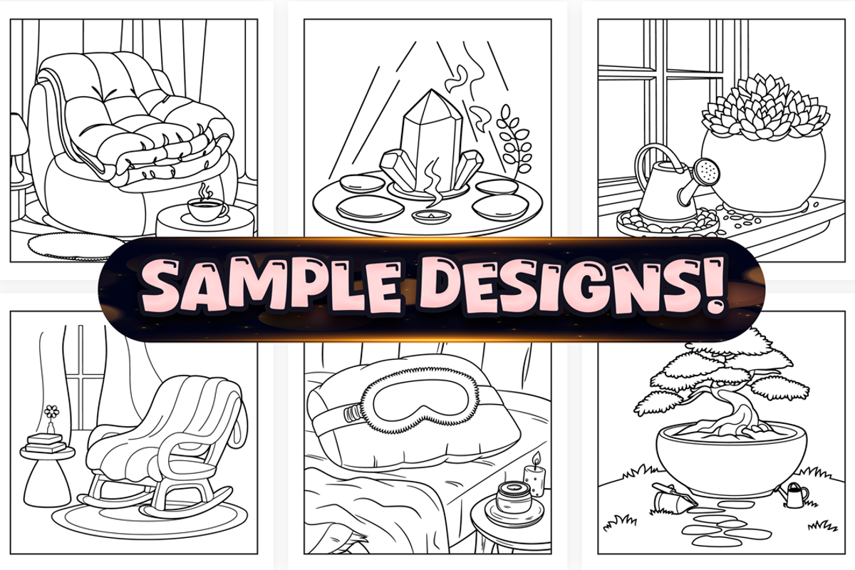 Bold Easy Self Love Coloring Pages, a Seasonal Illustration by Craftsbeefy (Photo 3 of 4)