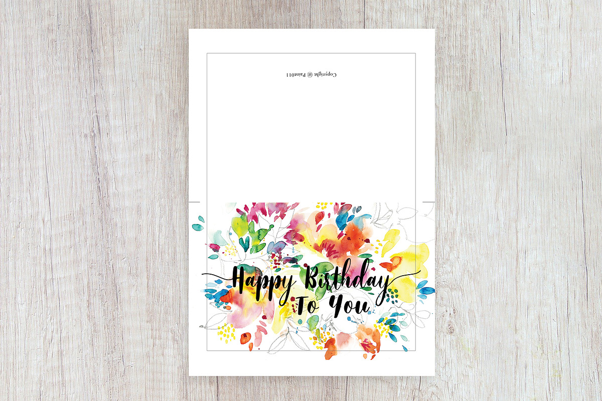 spring and summer birthday card, a Card Template by TurquoiseDesign (Photo 4 of 4)