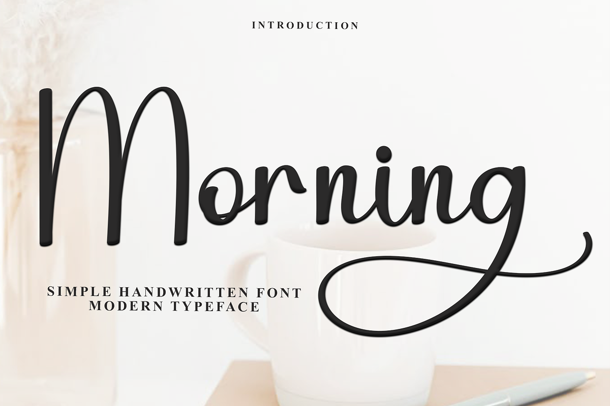 Morning, a Handwritten Font by InermediaSTUDIO (Photo 1 of 7)