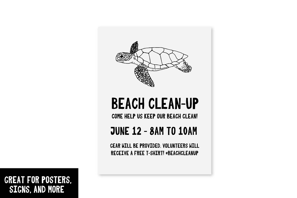 Posterize Font preview 3
