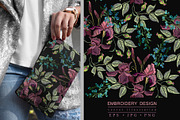 Spring purple irises pattern, a Pattern Graphic by Matrioshka (Thumbnail 1 of 6)