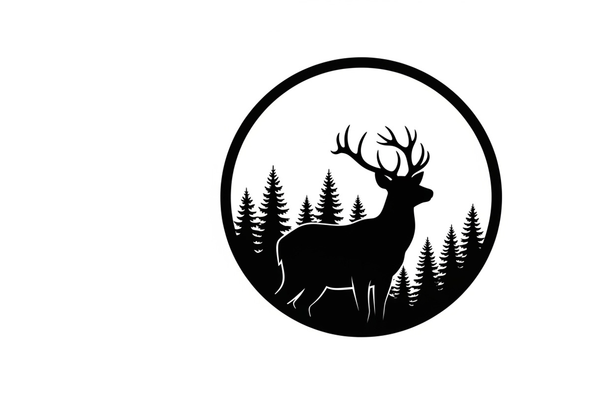 Beautiful deer forest circle art, an Illustration by Amazin_art (Photo 16 of 32)