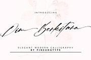Dim Berkitana Black Friday, a Script Font by pineungtype (Thumbnail 1 of 11)