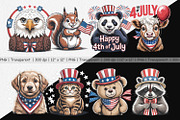 Patriotic Animal, a Graphic by Artnoy (Thumbnail 2 of 5)