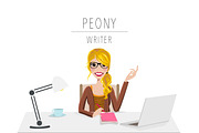 Writer / Blogger Portrait Creator, a Person Illustration by Lauren Lesley Studio (Thumbnail 23 of 33)