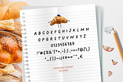 Small bakery | handwritten font, a Handwritten Font by JuliaVolkova (Thumbnail 2 of 8)