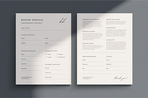 Wedding Photography Contract Canva