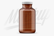 Amber Pills Bottle Mockup, a Packaging Mockup by Reformer Mockup (Thumbnail 5 of 5)