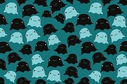 Funny sea. Set of semless patterns., a Pattern Graphic by tamara.comotomka (Thumbnail 2 of 4)