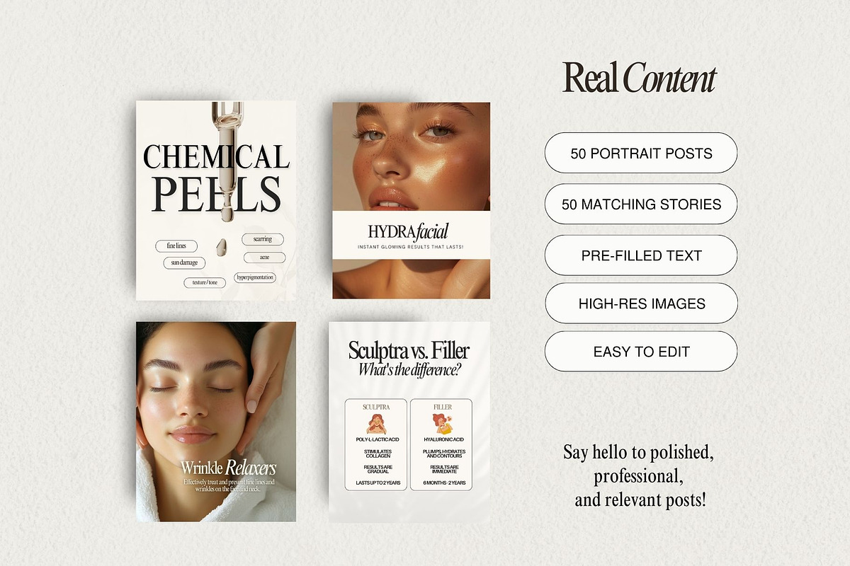 Medspa Aesthetics Social Media preview 2