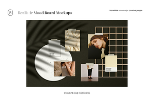 Realistic Mood Board Mockups