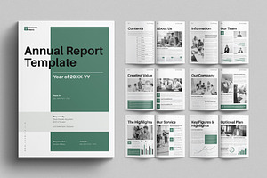 Annual Report Template, a Brochure Template by E-Type