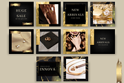 Black and Gold Instagram Template, a Social Media Template by Innova Studio (Thumbnail 7 of 9)