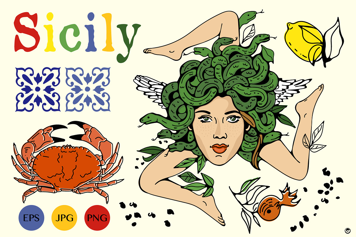 Sicily, an Object Illustration by Olillia (Photo 1 of 5)
