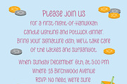 Happy Hanukkah: Clip Art, a Food Illustration by Amy Ina Studio (Thumbnail 2 of 3)
