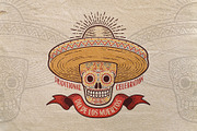 Day of the Dead Sugar Skull, a Branding & Logo Template by Agor2012 shop (Thumbnail 1 of 4)