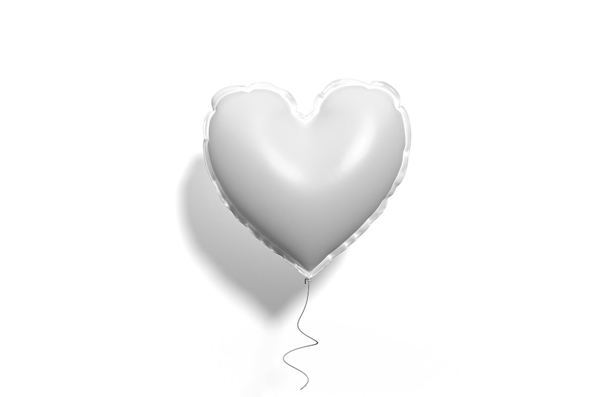 Heart Balloon Mockups, a Merchandise Mockup by groens (Photo 9 of 9)