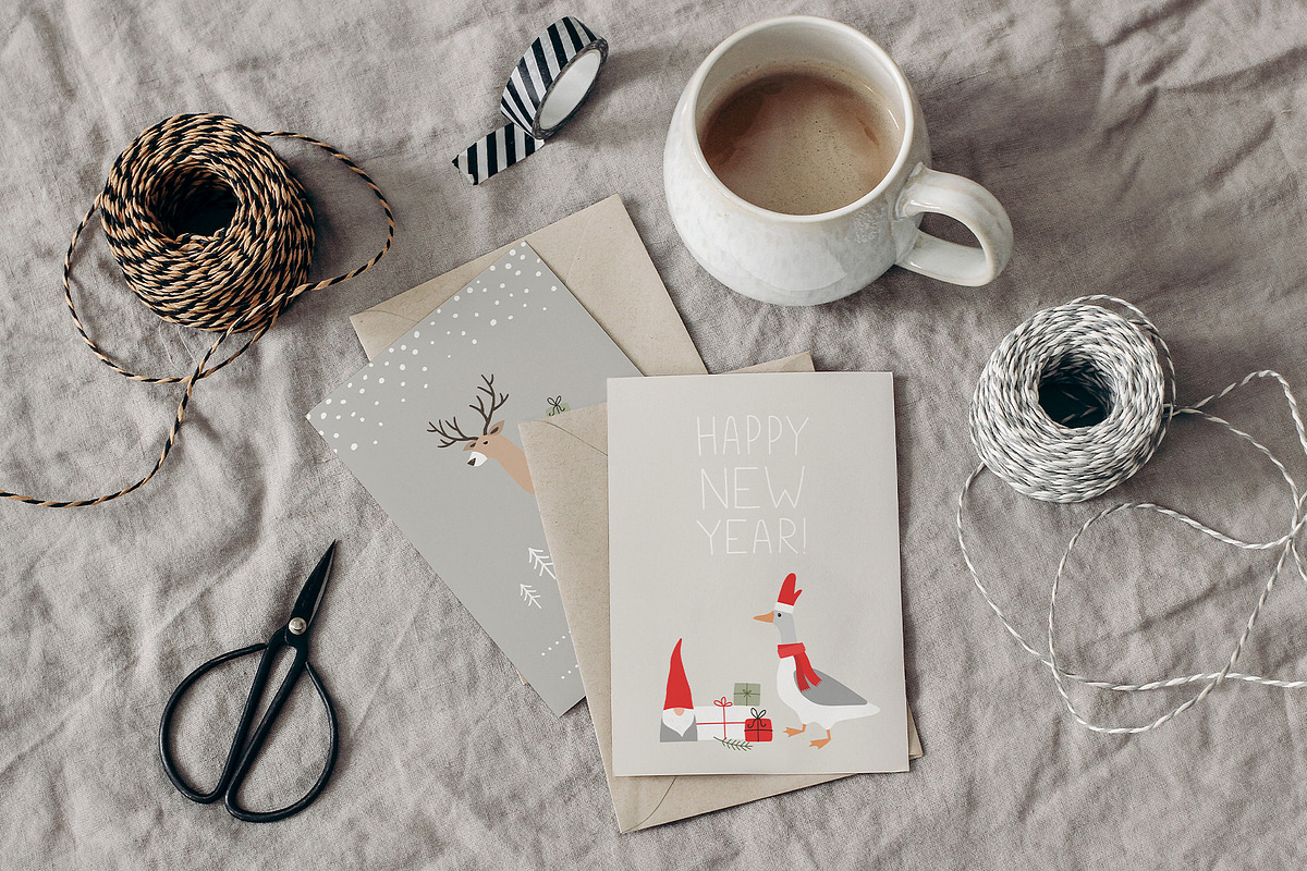 Scandi Christmas. Winter collection, a Seasonal Illustration by Kreker Kate (Photo 6 of 11)