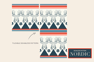 Nordic, Boho Animal Pattern