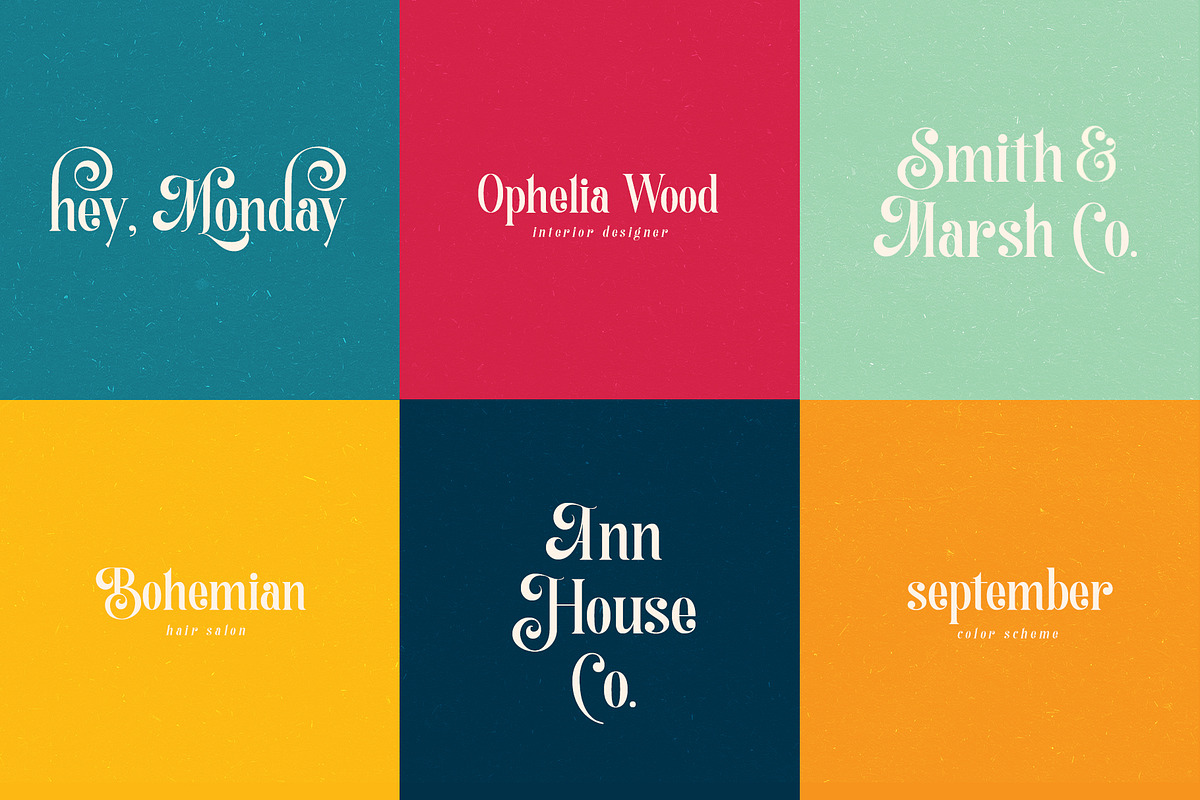 Melange | Retro Serif Font, a Serif Font by Calamar Studio (Photo 11 of 18)