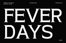 Fever Days – Modern Display Font