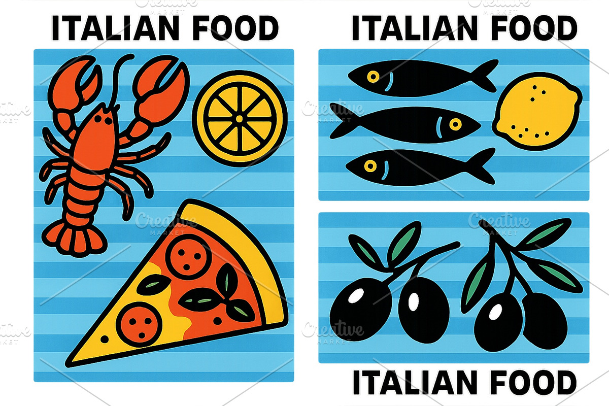 Vibrant vector illustration, a Food Illustration by ZinetroN