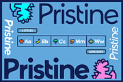 Pristine - Elegant Sans Serif, a Sans Serif Font by Concepta Digital (Thumbnail 2 of 16)