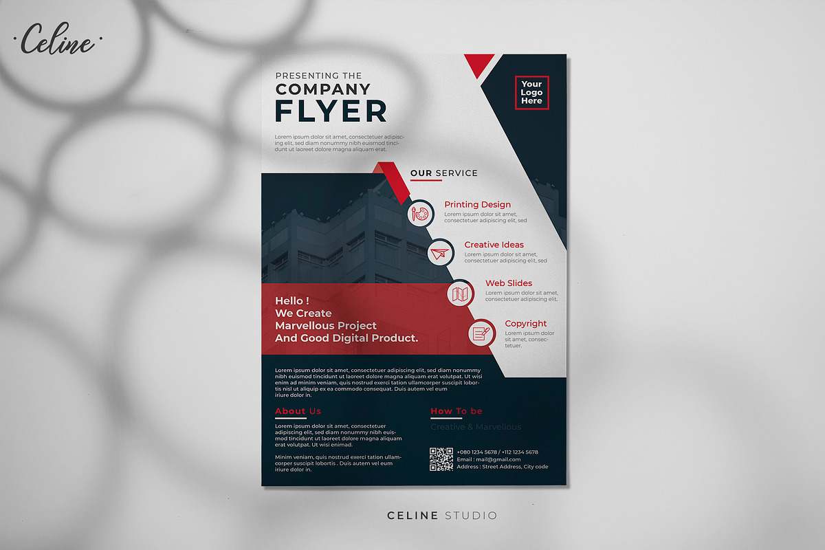 CORPORATE Branding Flyer, a Flyer Template by Celine Studio (Photo 3 of 3)