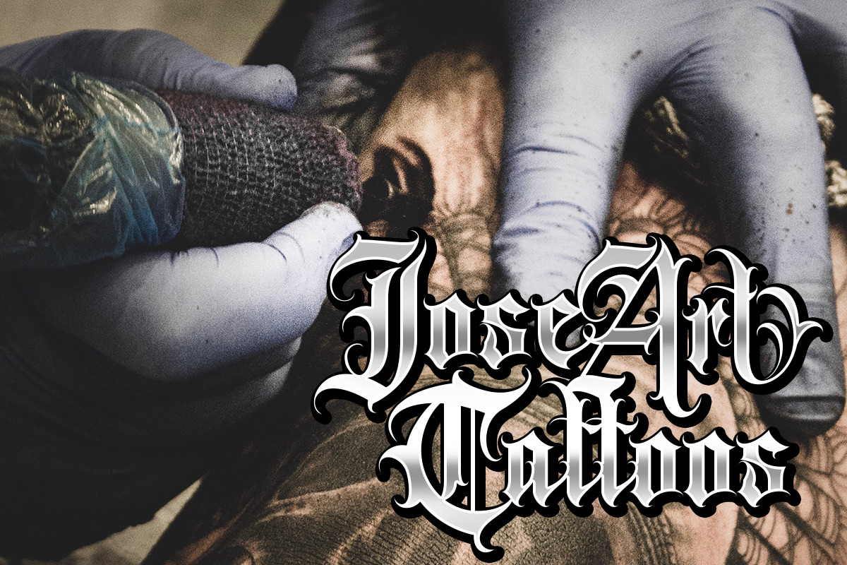 Gangsta Typeface | Tattoo Fonts preview 5