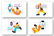 10 Wearable Health Tech Illustration, a Technology Illustration by denayunebgt (Thumbnail 3 of 4)