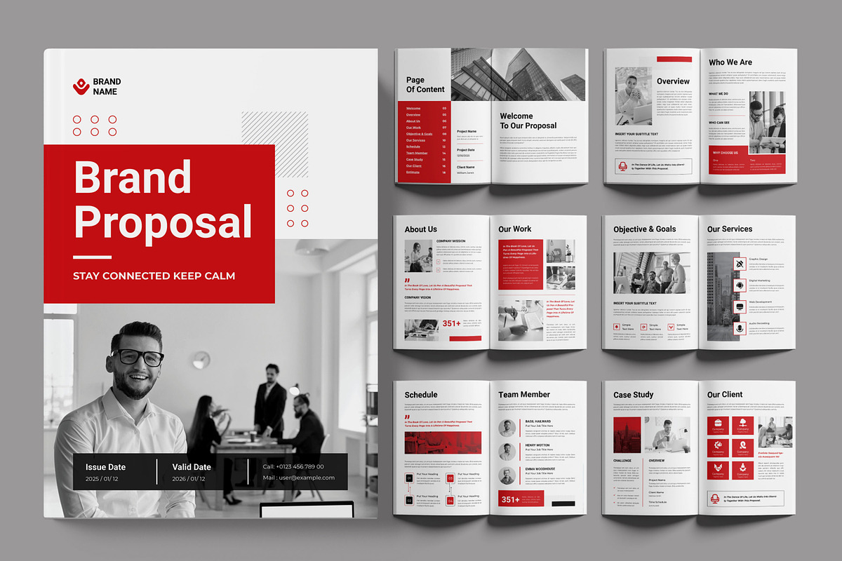 Project Proposal Layout, a Brochure Template by ContestDesign (Photo 1 of 3)