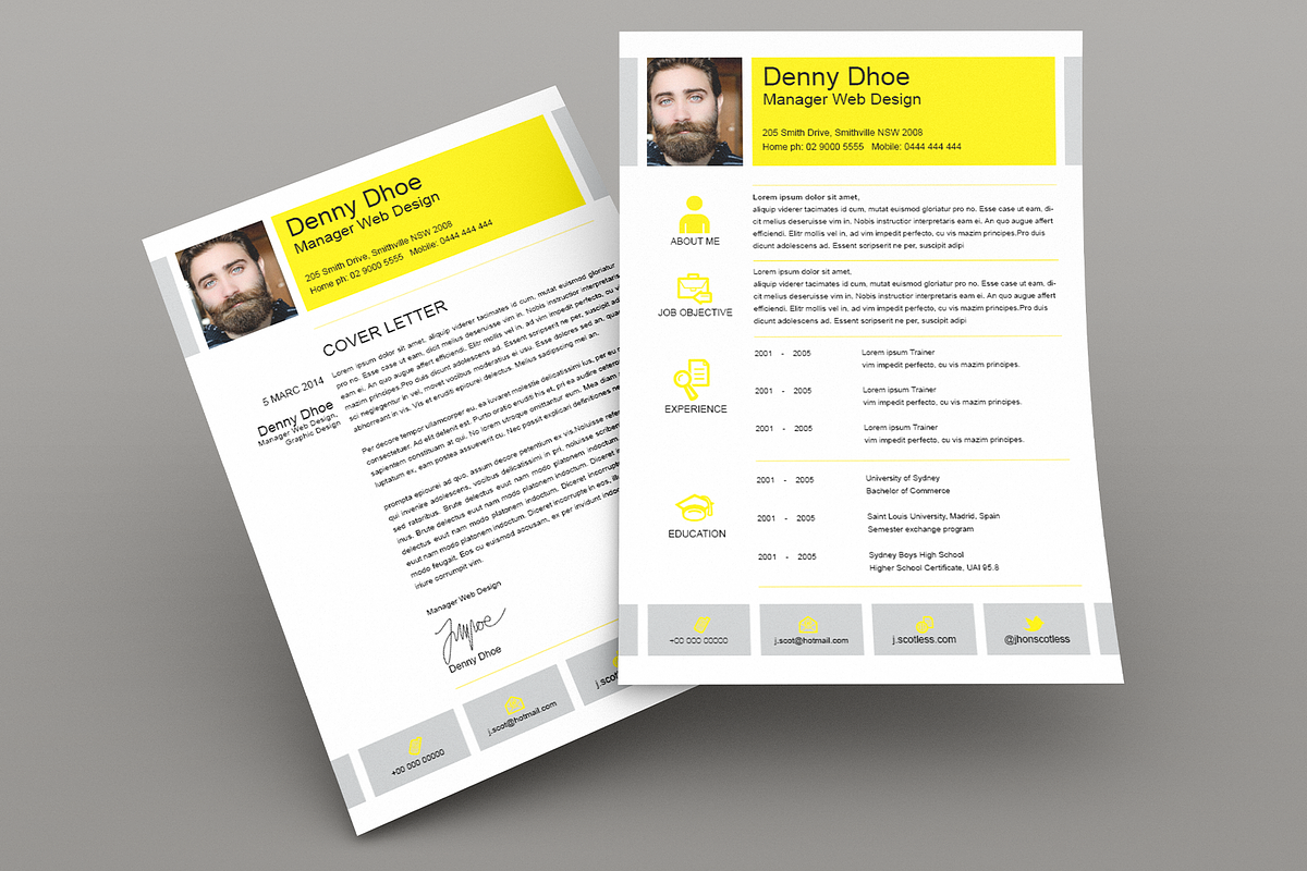 Resume Part III, a Resume Template by jorse (Photo 2 of 4)
